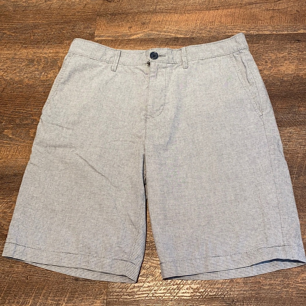 Gray and white, original Penguin Hybrid shorts